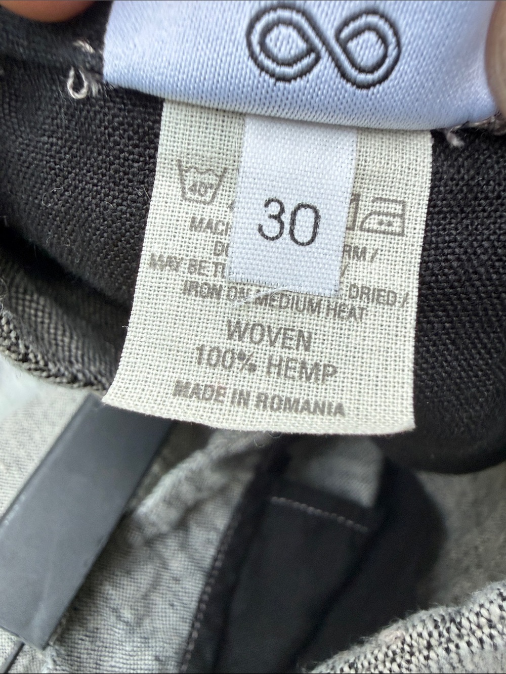 Rawganique | 100% Woven Hemp Shorts size 30 - Picture 4 of 4